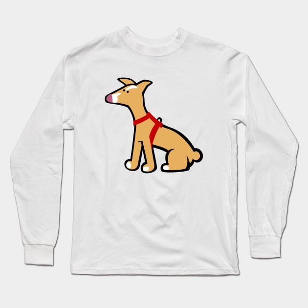 Hound Dog Long Sleeve T-Shirt by soniapascual